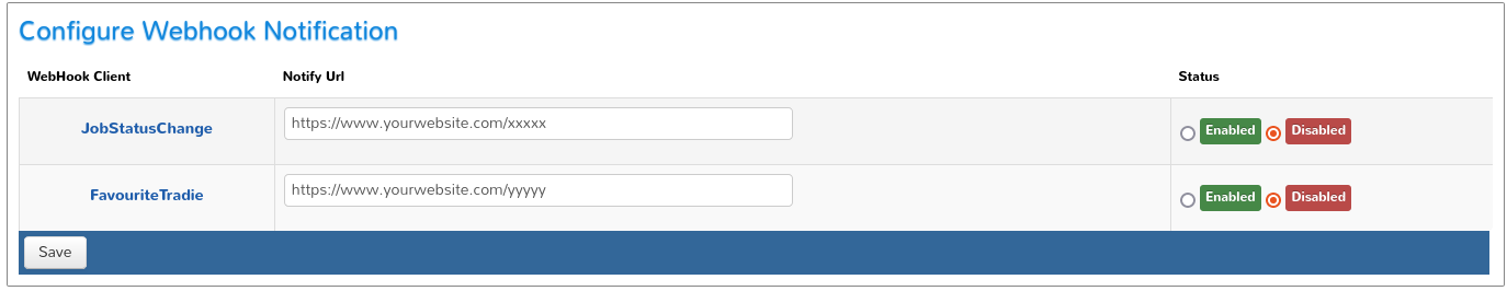 Webhook Access